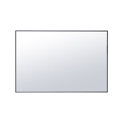 60x40cm Bathroom Mirror Modern Aluminium Alloy Frame Rectangle Wall Mirror