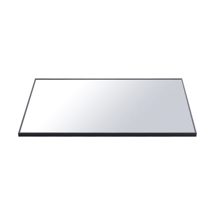 60x40cm Bathroom Mirror Modern Aluminium Alloy Frame Rectangle Wall Mirror