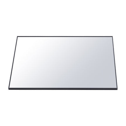 60x40cm Bathroom Mirror Modern Aluminium Alloy Frame Rectangle Wall Mirror