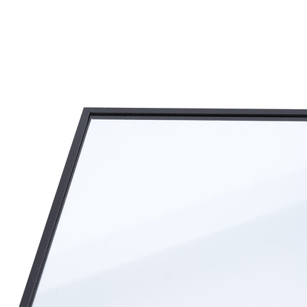 60x40cm Bathroom Mirror Modern Aluminium Alloy Frame Rectangle Wall Mirror
