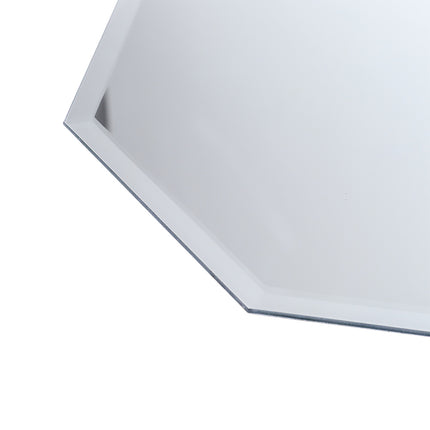 600x400mm Bathroom Mirror Irregular Wall Mirror with Beveled Edge