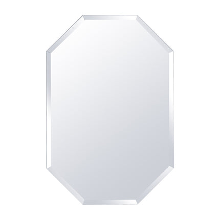 600x400mm Bathroom Mirror Irregular Wall Mirror with Beveled Edge