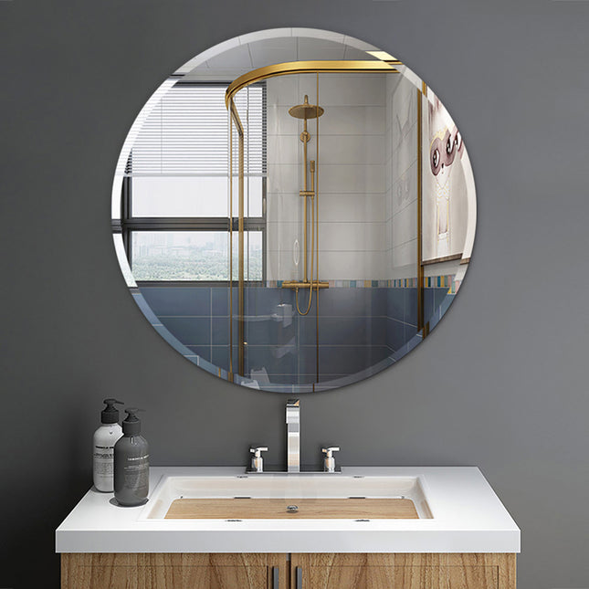 40cm Dia Frameless Wall Mounted Mirror