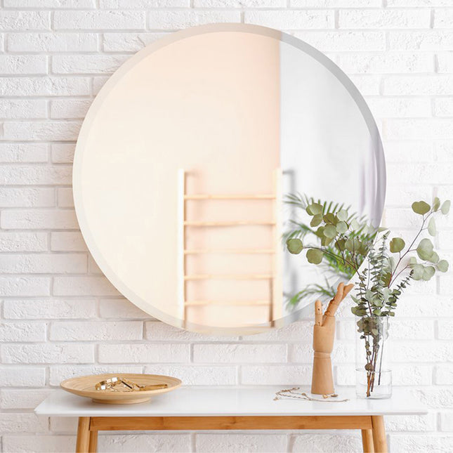40cm Dia Frameless Wall Mounted Mirror