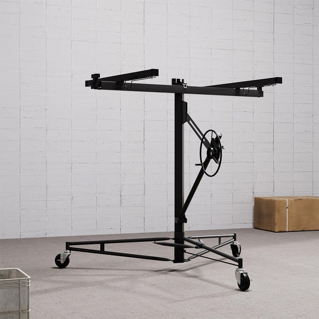 11 Ft Plaster Board Drywall Lifter Hoist Lifter with Rolling Casters