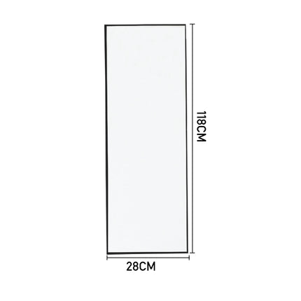 118cm H Metal Frame Over the Door Full Length Mirror