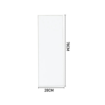 78cm H Modern Rose Gold Oval Full Length Wall Mirror