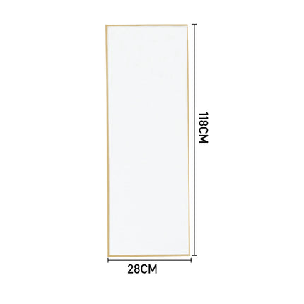 118cm H Metal Frame Over the Door Full Length Mirror