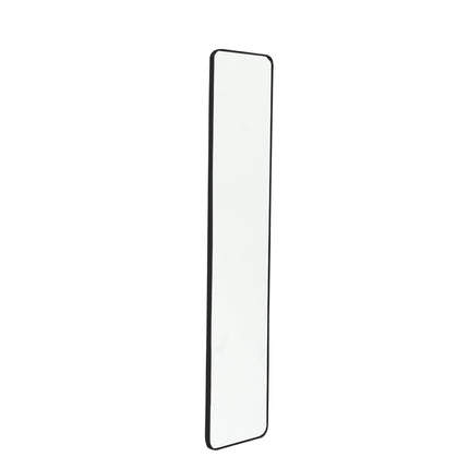 118cm H Wall Full Length Mirror with Black Metal Frame