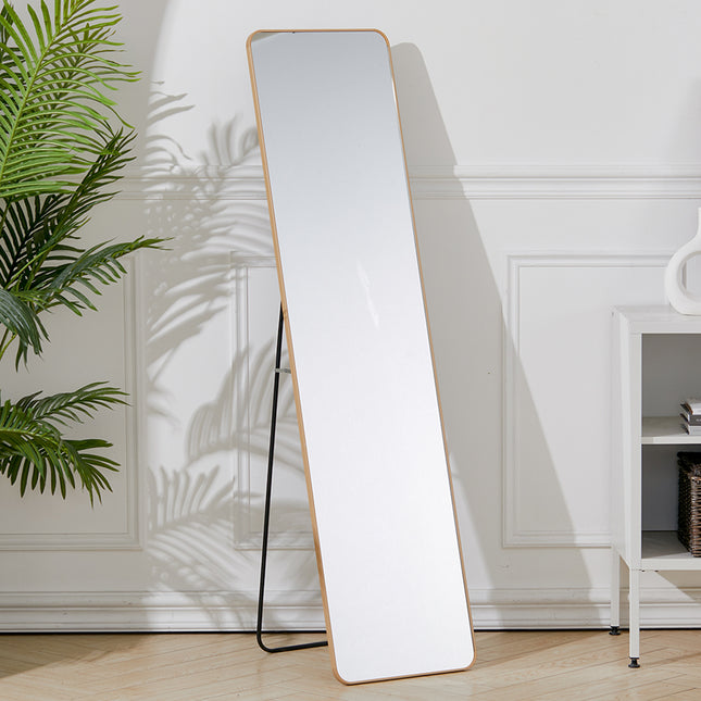 147cm H Modern Rectangular Metal Frame Floor Mirror