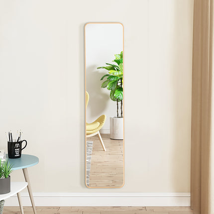 118cm Full Length Over the Door Mirror with Rounded Corners