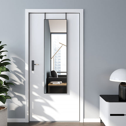 147cm H Metal Frame Over the Door Full Length Mirror