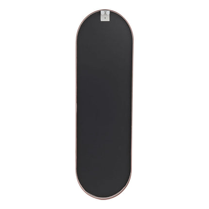 150cm H Modern Rose Gold Oval Full Length Wall Mirror