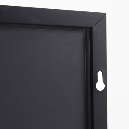 147cm Black Modern Rectangular Metal Freestanding Mirrors
