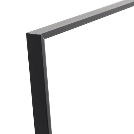 147cm Black Modern Rectangular Metal Freestanding Mirrors