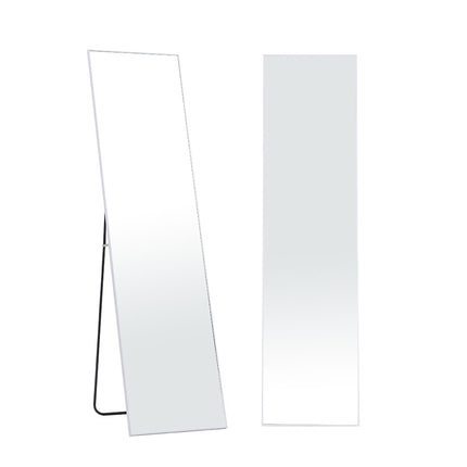 147cm H White Rectangular Full Length Mirror Freestanding Hanging