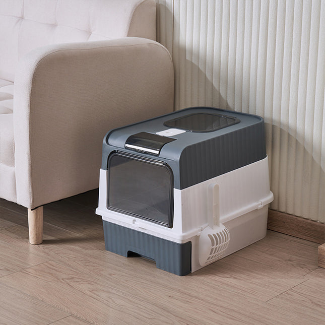 Fully Enclosed Cat Litter Box with UV Sterilization 35 x 36cm H
