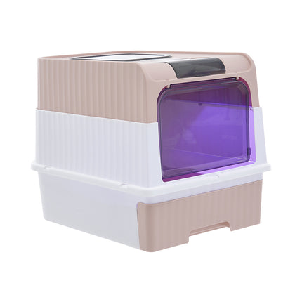 Fully Enclosed Cat Litter Box with UV Sterilization 35 x 36cm H