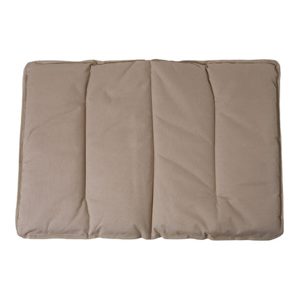 Khaki and Black Foldable Chair Cushion