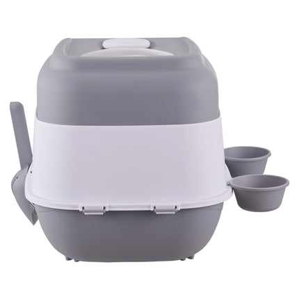 Large Enclosed Cat Litter Box with UV Sterilizer