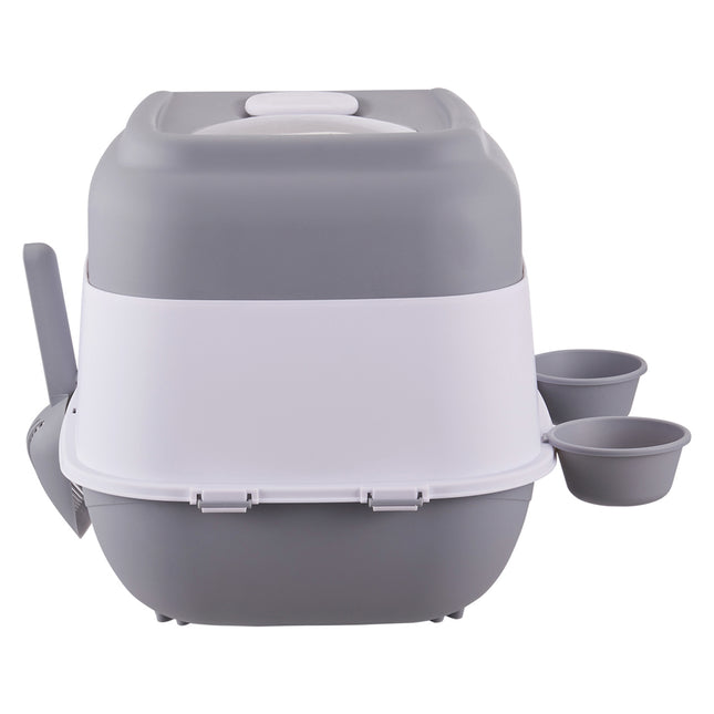 Large Enclosed Cat Litter Box with UV Sterilizer