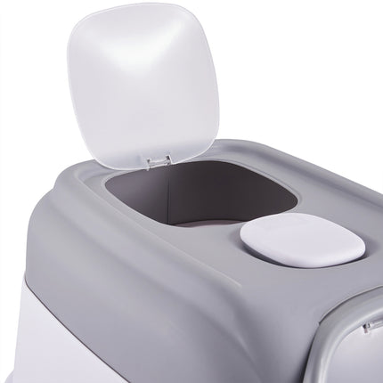 Large Enclosed Cat Litter Box with UV Sterilizer