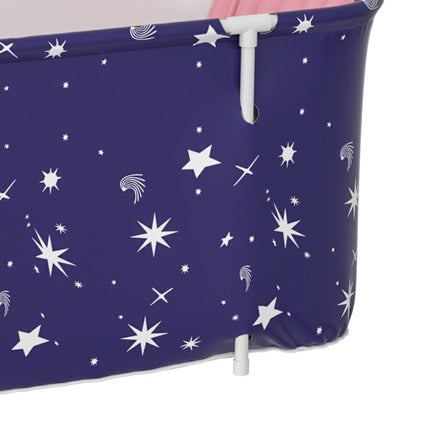 Large Portable Folding Bathtub with Cushion