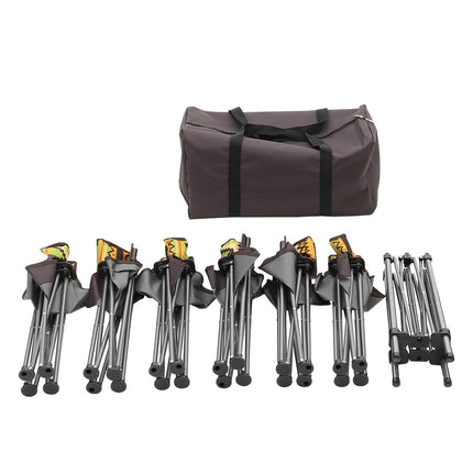 Portable Outdoor Picnic Camping Table and Chair Set Six Chairs