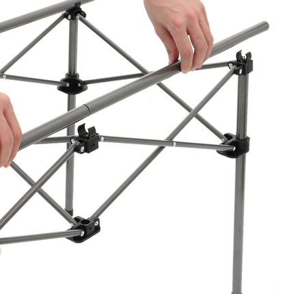 Portable Outdoor Picnic Camping Table and Chair Set Six Chairs