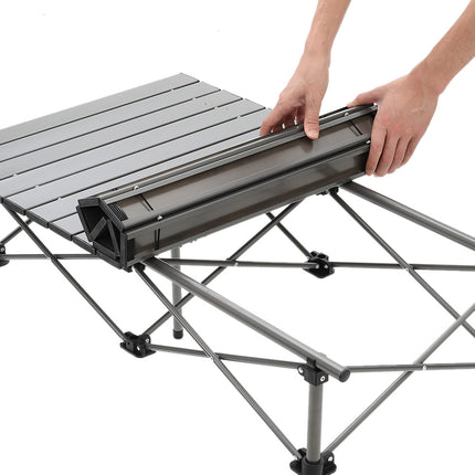 Portable Outdoor Picnic Camping Table and Chair Set Six Chairs