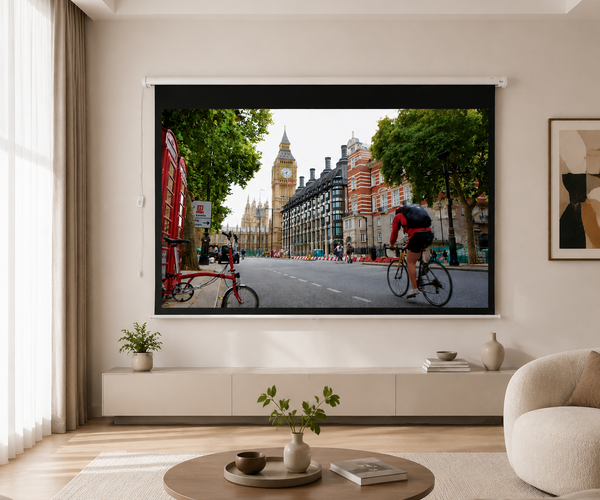 84 Inch Electric Motorized Projector Screen