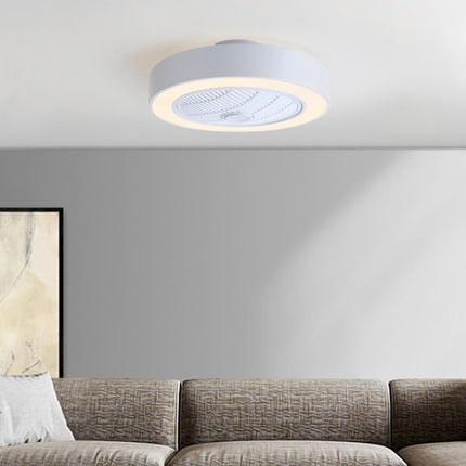 Round Acrylic LED Ceiling Light Fan with Remote Control