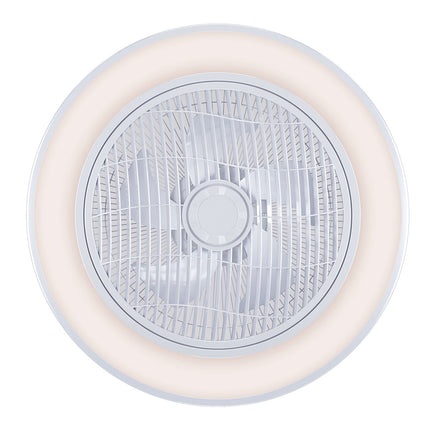 Round Acrylic LED Ceiling Light Fan with Remote Control