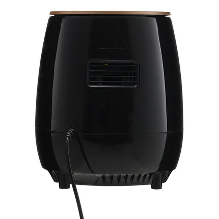 4L Electric Air Fryer With Non-Stick Basket LCD Digital Screen Black