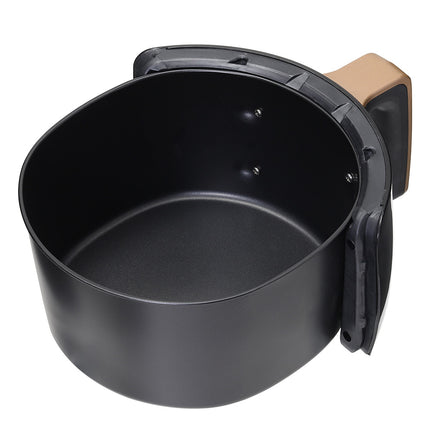 4L Electric Air Fryer With Non-Stick Basket LCD Digital Screen Black
