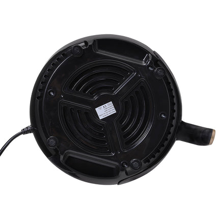 4L Electric Air Fryer With Non-Stick Basket LCD Digital Screen Black