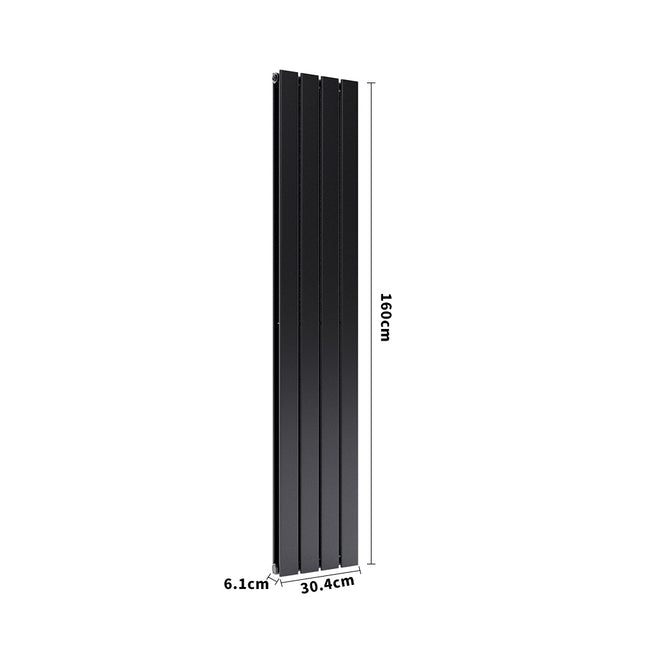 Double Panel Radiator Vertical Heater Anthracite H160cm