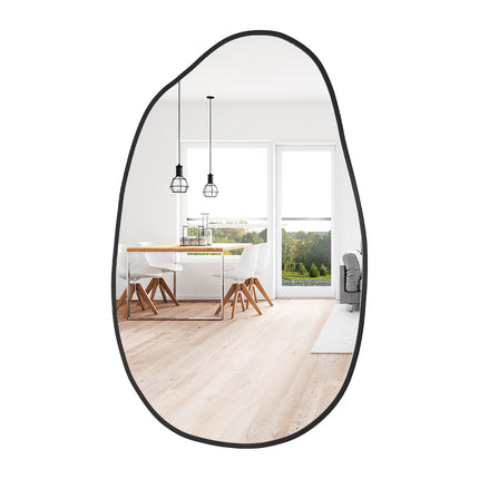 Irregular Bathroom Mirror Decorative Metal Framed Vanity Mirror