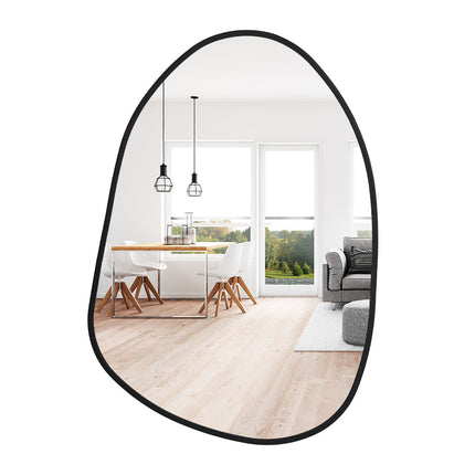 Irregular Bathroom Mirror Decorative Metal Framed Vanity Mirror
