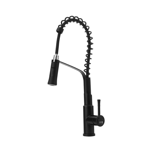 Black Modern Single Lever Kitchen Pull Down Faucet