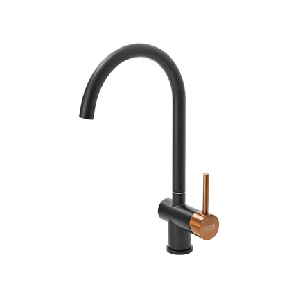 Black Kitchen Sink Single Lever Faucet
