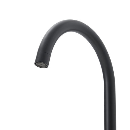 Black Kitchen Sink Single Lever Faucet