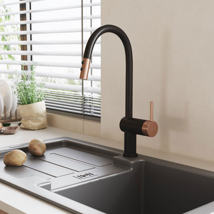 Pull Out Single Lever Kitchen Mixer Tap