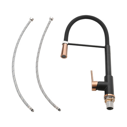 Pull-down Kitchen Tap with a Single Lever