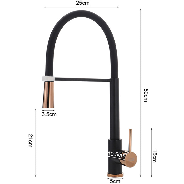 Pull-down Kitchen Tap with a Single Lever