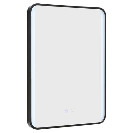 Framed Rectangular LED Bathroom Vanity Mirror 50 x 70cm