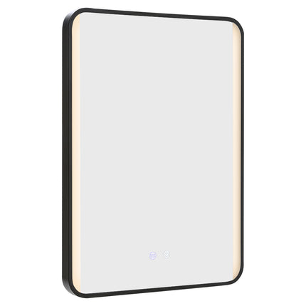 Framed Rectangular LED Bathroom Vanity Mirror 50 x 70cm