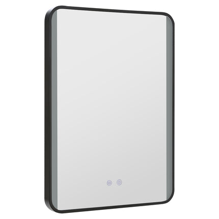 Framed Rectangular LED Bathroom Vanity Mirror 50 x 70cm