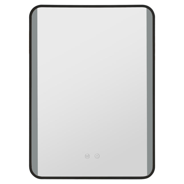 Framed Rectangular LED Bathroom Vanity Mirror 50 x 70cm