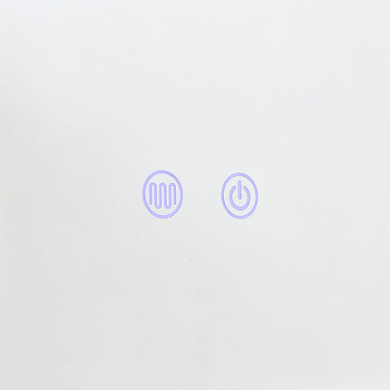 Black 50cm Rectangular Anti Fog Bathroom Vanity Mirror Touch Sensor